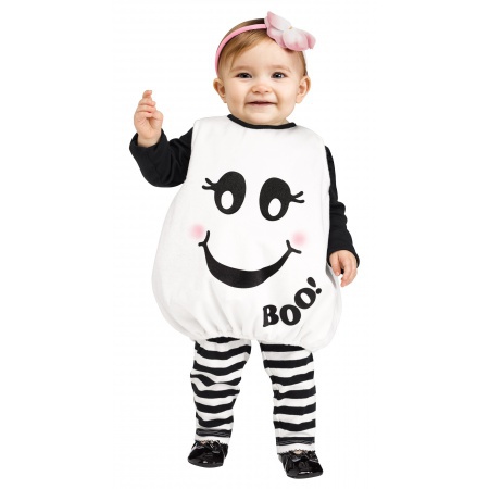 Cute Baby Girl Ghost Costume image