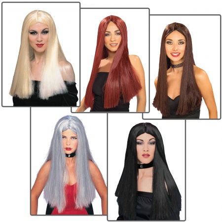 Long Straight Halloween Wig image