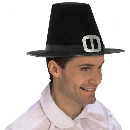 Pilgrim Man Hat Costume Accessory image