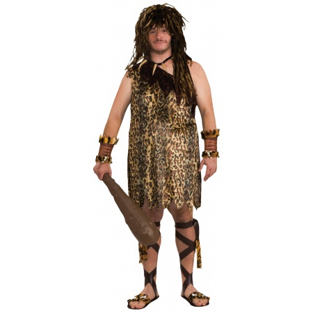 Plus Size Mens Caveman Costume image