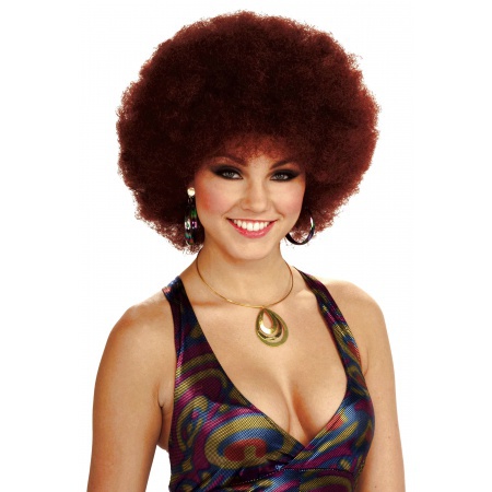 70s Disco Afro Wig image