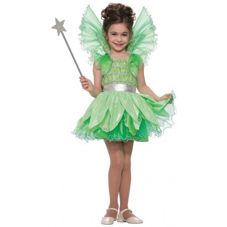 Green Fairy Costume Child image