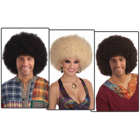 Deluxe 70s Afro Wig image