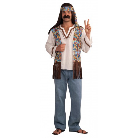 Hippie Costume Mens image