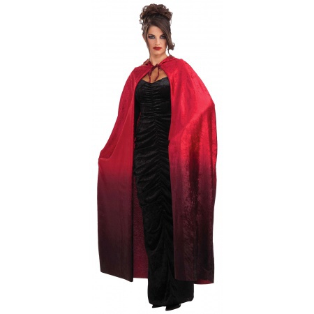 Long Red Cape image
