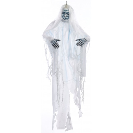 White Shadow Ghost Hanging Prop Decoration image