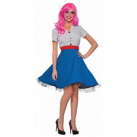 Pop Art Costume 1950s Outfit image