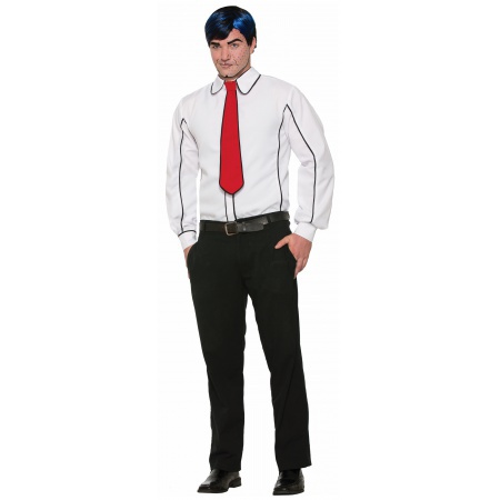 Pop Art Shirt And Tie Costume image