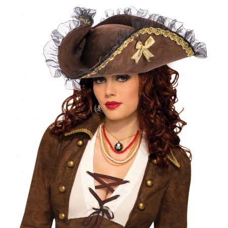 Brown Pirate Hat  image