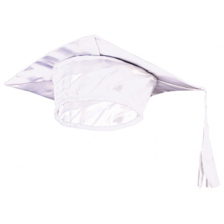 White Graduation Cap image