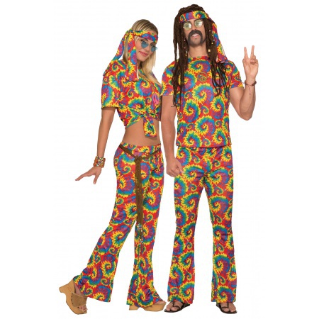 Tie Dye Hippie Costume image