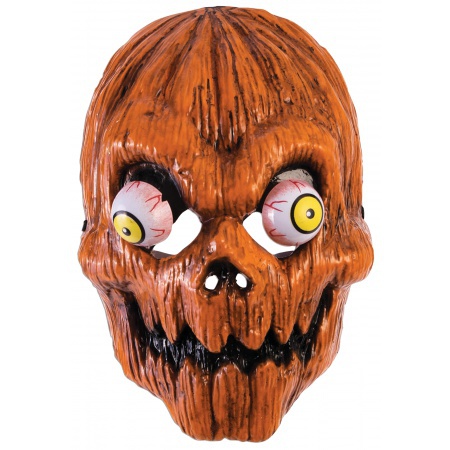 Creepy Pumpkin Face Mask image