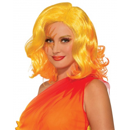 Bright Yellow Wig image