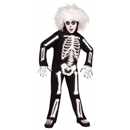 Kids SNL Beat Boy Skeleton Costume image