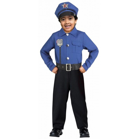 Kids Police Office Costume image