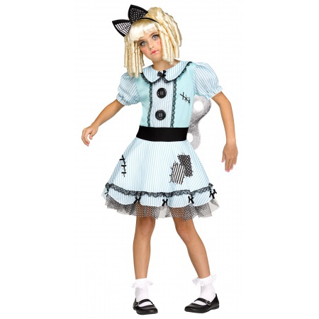 Kids Wind Up Doll Costume image