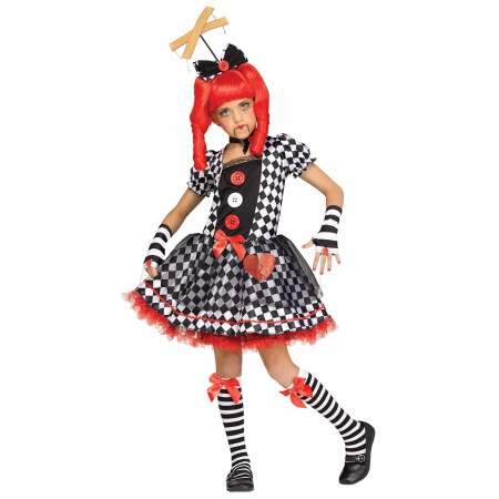 Girls Marionette Doll Costume image