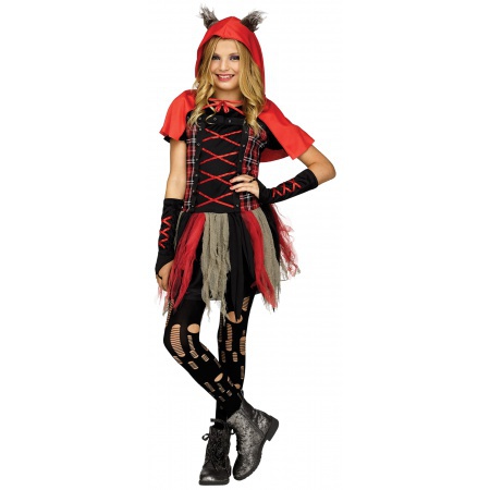 Girls Red Riding Hood Costume image