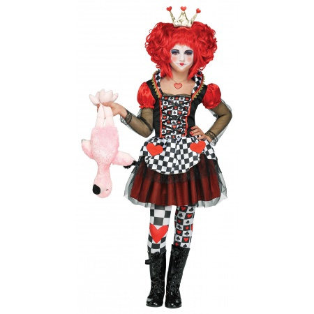 Tween Queen Of Hearts Costume image