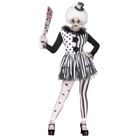 Killer Clown Costume Women image
