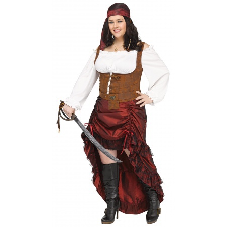 Plus Size Pirate Costume image