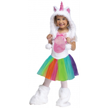 Rainbow Unicorn Costume Toddler image