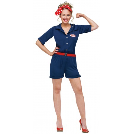 Rosie The Riveter Costume image