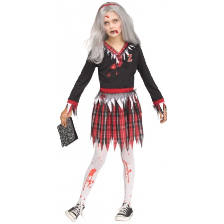Girls Zombie Costume image
