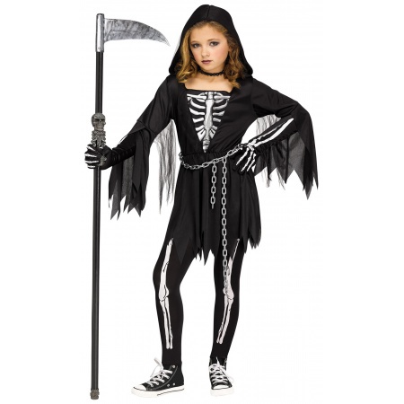 Girl Grim Reaper Costume image