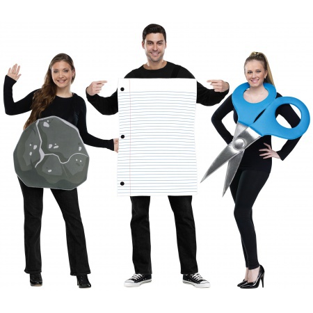 Rock Paper Scissors Costume Set image