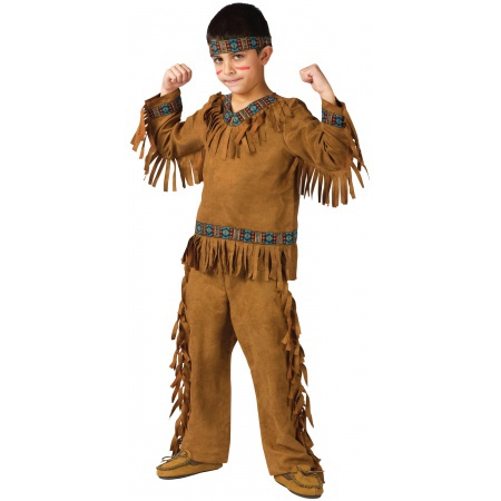 Boys Native American Costume image
