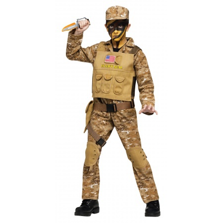 Kids Navy SEAL Halloween Costume image