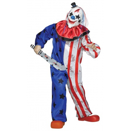 Boys Scary Clown Costume image