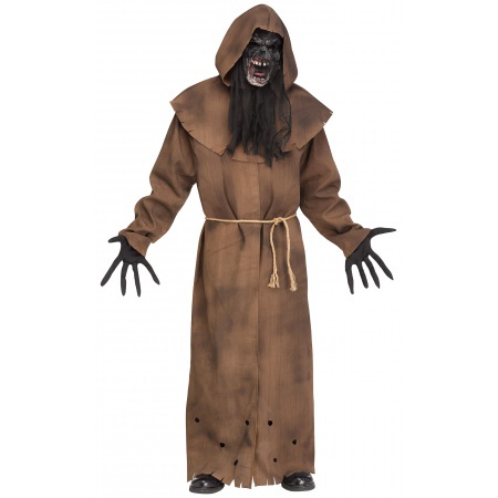Zombie Medieval Monk Costume image