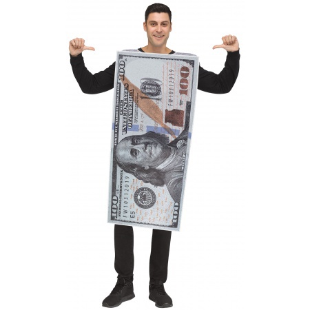 100 Dollar Bill Costume image