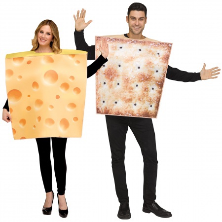Cheese And Cracker Couples Halloween Costumes image