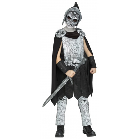 Boys Skeleton Gladiator Costume image