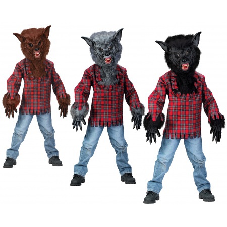 Kids Werewolf Halloween Costume image