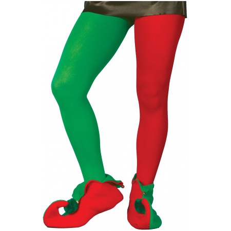 Red And Green Tights image