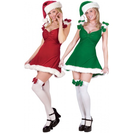 Sexy Christmas Elf Costume image