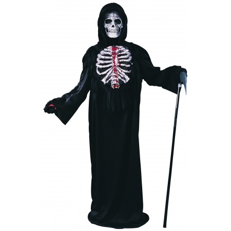 Bleeding Chest Grim Reaper Costume image