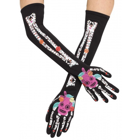 Womens Skull Gloves  image