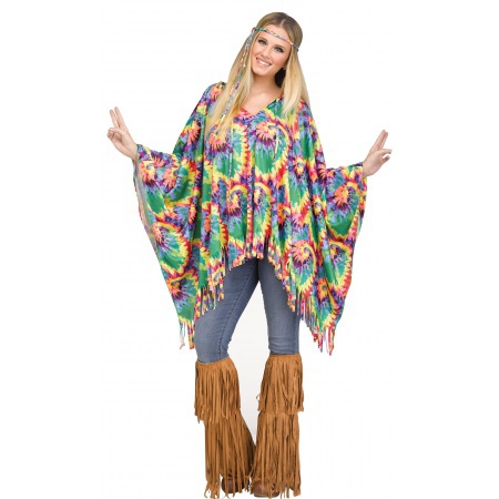 60s Hippie Costume Poncho image