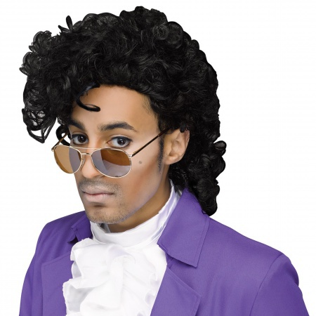 Prince Purple Rain Costume Wig Adult