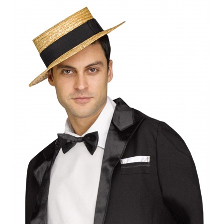 Straw Boater Hat For Ricky Ricardo Costume image