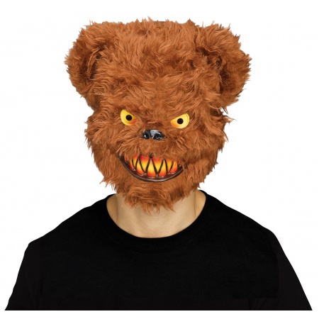 Scary Teddy Bear Costume Mask image