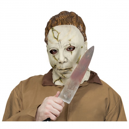 Cheap Michael Myers Mask And Knife image