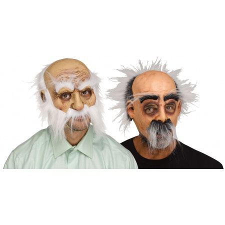 Old Man Mask With Beard image