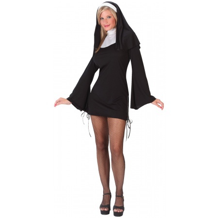 Sexy Nun Costume image