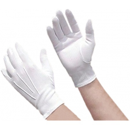 Mens White Gloves  image